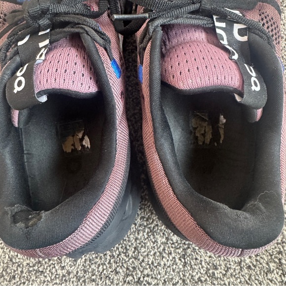 On Cloudstratus Men’s Running Shoes Size 9.5 Black Purple - Read - Picture 8 of 8